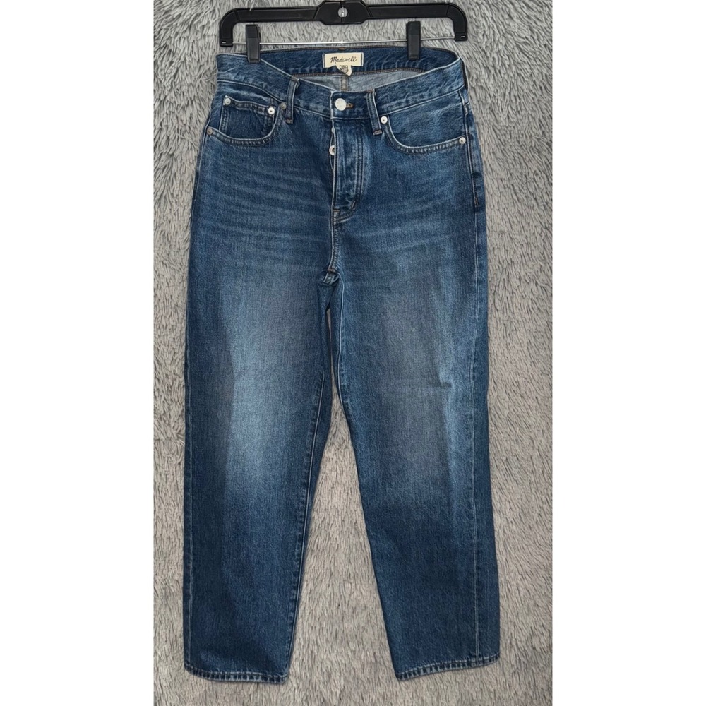 Madewell Women's Straight Leg Jeans in Medium Blue Wash